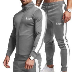 the image shows a hot sell sports tracksuit set for men in our shop.
